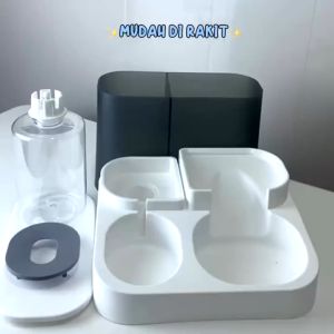 Indopaws Tempat Makan dan Minum Otomatis 2 in 1 untuk Anjing/Kucing - Dispenser Makanan dan Minuman Hewan Peliharaan - Alat Makan dan Minum Otomatis untuk Anjing dan Kucing - Pet Feeder Otomatis