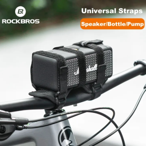 【Giao hàng địa phương】ROCKBROS xe đạp Hộp âm thanh dây đai khóa Velcro Phụ kiện phổ thông dây đeo di động chai đựng nước cho xe đạp dây đai phụ kiện xe đạp