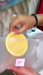 AERA Mangkok Masker Spatula Set Ice Cream Bowl Colorfull Lucu Import