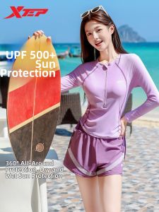 XTEP | Slimming Stomach-covering Swimwear Sweet Style 2 Pieces