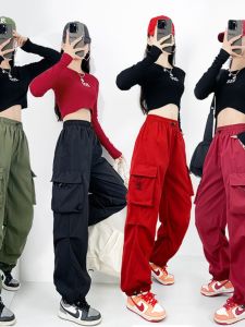 Áo Thun Kpop Hip Hop Street Dance Hot Subject III Dance Jazz Womens Dopaamine Female Group Style Cotton Stage Costume