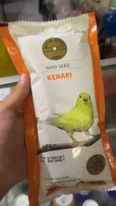 Pakan Burung Kenari / Makanan Burung Kenari Gold Bird Seed Kenari Kemasan Pabrik 250Gram