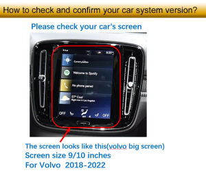 Upgrade Wireless CarPlay Android Auto Car AI box Adapter for Volvo XC90 XC60 XC40 S90 S60 V90 DVD player Mirror Link AirPlay DS