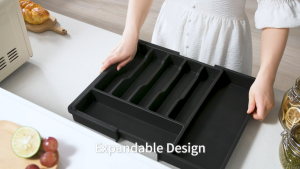 Cutlery Organizer With CoverUtensil Organizer For DrawerSpoon And Fork OrganizerCutlery Divider