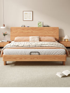 WQIN | Modern Minimalist Wooden Bed 1.8m