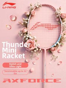Li-Ning | Professional Attacking Lightweight Pink Carbon Fiber Badminton Racket
