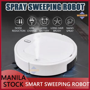 [Local stock]All4Sale Smart Vacuum Cleaner / Automatic floor vacuum sweeper / UV disinfecting Home  mart sweeper cleaning machine  charging spray mute strong suction floor carpet sweeping cleaning household smart sweeping robot vacuum cleaner