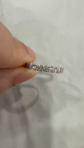 Poh Heng Jewellery 18K Diamond Band in White Gold