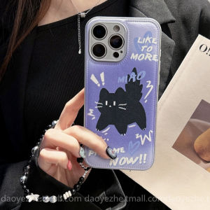 Cute Scared Cat Design Phone Case for OPPO Reno14 FindX9/X8S+ Reno13/11 Full Cover Protective Shell Silicone Leather Womens Style
