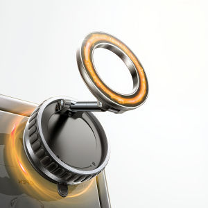 Vacuum Magnetic Phone Holder Stand – 360° Adjustable Suction Cup Mount with Swivel Lock for Home Storage Kitchen & Smooth