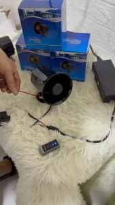 Còi hú còi xi nhan vỏ xanh gắn ô tô xe tải. Điện 12v và 24v dùng chung (giá 1 chiếc)