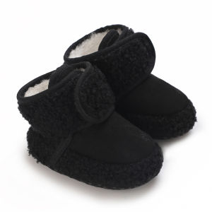 New Winter Newborn Baby Anti Slip And Warm Walking Shoes Baby Warm Plush Cute Cotton Shoes Baby Warm Shoes