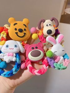 ยางรัดผม ยางรัดผมเด็กผญ สีรูปร่าง น่ารักการ์ตูนสูง ผมเชือกผู้หญิง ผมเชือกยืดหยุ่นสูง สำหรับคนชอบกิ๊ฟน่ารักๆ