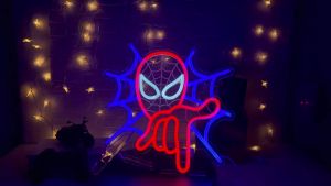 Đèn LED Neon Hình Nhện Có Thể Điều Chỉnh Độ Sáng Dùng Cổng USB Trang Trí Phòng Ngủ Phòng Game Phòng Tiệc Câu Lạc Bộ Nhà Cửa Quà Tặng Giáng Sinh Sinh Nhật