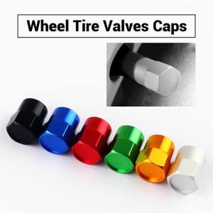 TESLA | 4Pcs/set Car Aluminum Tire Valve Dust Caps Badge Protection Cover Accessories Emblem For Tesla Model 3 Model Y Model S Model X