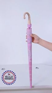 (ELLA SHOP) 19 inches Ice Cream Handle Cartoon Cute design Coated Umbrella High Quality