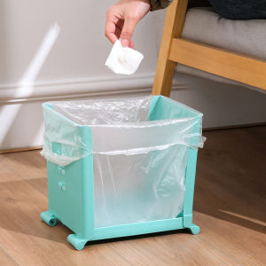 Portable Trash Bag Holder Collapsible Trash can Expandable Waste Bin For Camping Indoor Outdoor RV Picnic Kitchen Home Bathroom