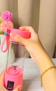 Blender Praktis Juicer Jus Portable Rechargeable Tahan Air 4 Mata Pisau Dilengkapi Saringan | Source Project