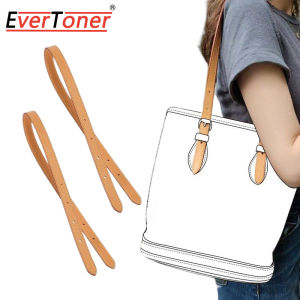 EverToner 1 Pair Shoulder Strap Replacement Bucket Bag Shoulder Underarm Honey Brown Leather Bag Straps
