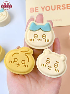 Home Use Hand Press Style Afternoon Tea Green Bean Cake Baking Tool Chiikawa Pineapple Shortcake Cantonese Style Kitchen Tool