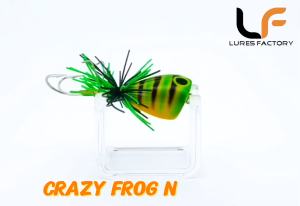 LURESFACTORY - TR CRAZY FROG (N) 2.5cm 6g HARDBODY LURE TOPWATER