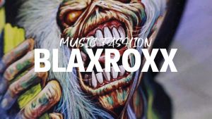 Blaxroxx® Iron Maiden® [IRM005] เสื้อยืดคอกลม ไม่หลุดลอก สกรีนลายคมชัด Cotton 100%