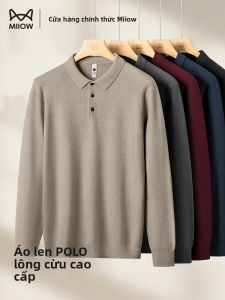 MiiOW | Áo Thun Dài Tay Polo Nam Ấm Áp Mùa Thu/Đông