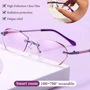 Womens fashion fine flash star light glasses
