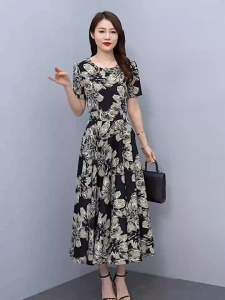 Ready Stock🇲🇾 dress woman floral dress summer dress woman baju fesyen wanita terkini