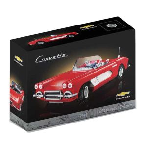 Chinese Building Blocks 10321 Chevrolet Corvette Retro Open Sports Car Boy Assembling Toys Gift Model