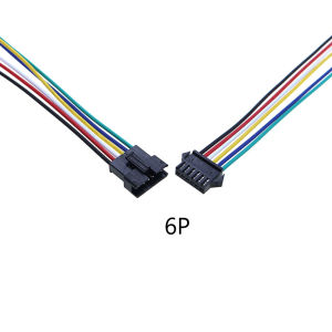 YuXi 1/2/5 Pairs JST SM 2.54mm 2/3/4/5/6Pin Plug Male Female Connector 20cm Wire Cable for LED Light Strip