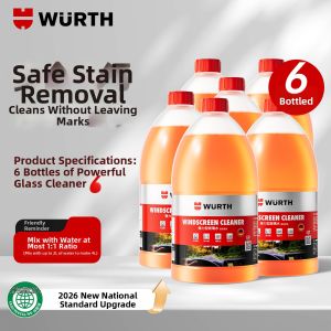 WURTH | Strong Decontaminant & Oil Film Remover Concentrated Windshield Washer Fluid