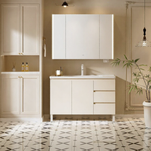 SSWW | Ceramic Integrated Sink Wood Multilayer Vanity 410cm