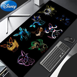 Bandai | Gaming Mouse Pad 90x40cm P-Pokemon Larger Computer Mousepad Desk Mat HD Print Anime Carpet Keyboard Gamer Accessories Table Pad
