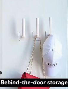 5pcs Multifunctional Wall Hook Kitchen Bathroom Shelf Storage Rack Organizer Tissue Holder Towel Rack HEIM