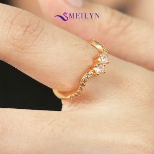 MEILYN Cincin Fashion Mata Baris Gelombang 0221230583