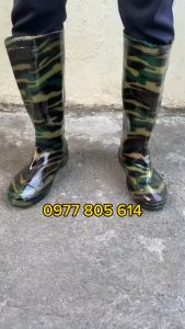 Ủng lao động đế màu xanh cứng size 39-43 ủng nhựa màu xanh ủng rằn ri đế trong ủng trường thịnh