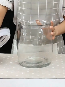 2L/3L/5L/8L Clear Airtight lid Glass Jar Sealed Cans for Cookie food Storage Bottle Jar