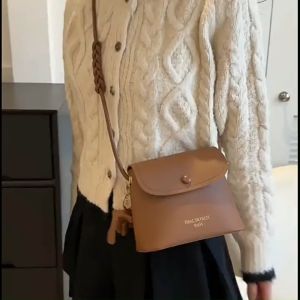 กระเป๋าสตางค์ หนัง PU กันน้ํา สไตล์เรโทร สําหรับผู้หญิง สไตล์มินิมอล B094