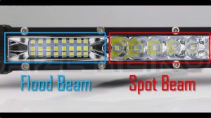 ส่งจากไทย  22นิ้ว 15000LM แถวเดี SPOT/FLOOD Combo Beam Drving/Work LightBar For ATV Truck เอสยูวี
