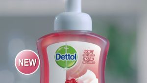 Dettol Foam Magic Hand Wash เดทตอล โฟมล้างมือ กลิ่นโรสแอนด์เชอร์รี่ 200มล (1 ถุง สีแดง) KK 5111 แอนตี้แบคทีเรีย