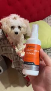 PUAINTA Pet Skin Spray: Scabies Relief for Dogs & Cats