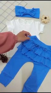 Mybee Setelan Bayi Perempuan Oneset Kayleen 0-12 Bulan