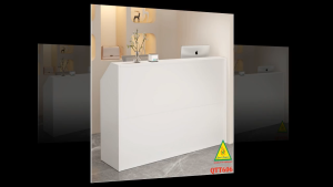 QUẦY LỄ TÂN QUẦY TIẾP TÂN QUẦY TÍNH TIỀN QUẦY THU NGÂN QTT606- Nội thất lắp ráp Viễn Đông Adv