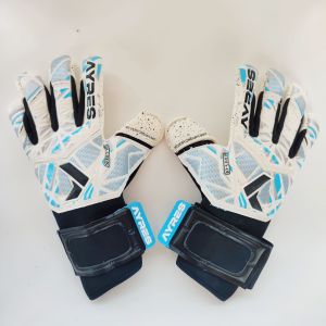 Bonus id nama Sarung tangan kiper Ayress terbaru putih biru