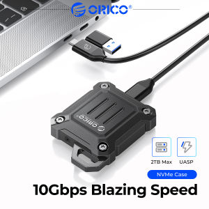 ORICO M.2 NVMe 2230 SSD Enclosure Perfect for Outside ProRes Video Recording 10Gbps High Speed 2TB Large Capacity Metal Shell Design Strong and Sturd