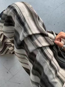 Ladies Summer Cotton Silk Wide Leg Pants Loose Comfortable Casual Home Wear Artificial Cotton Nine Points Outerwear