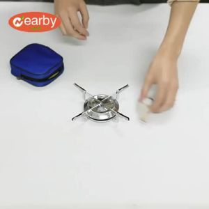 Portable gas stove Super Kalan Burner  Burner Stove Complete Set Stainless Steel Cast Portable Camping Burner Stove