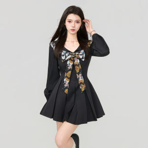 KEIKO | Đầm Đen Elegance Giúp Gọn Gàng