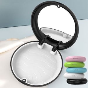 ZOOGGJZ รีเทนเนอร์ทันตกรรม เคสจัดตำแหน่ง สายรัดป้องกันปาก ตะกร้าล้าง ที่เก็บของประเภทฟันปลอม แบบพกพาได้ ที่ถูกสุขลักษณะในช่องปาก กล่องเก็บทันตกรรมจัดฟัน ฟันซี่ฟัน